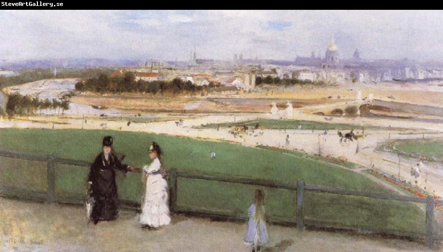 Berthe Morisot View of Paris from the Trocadero